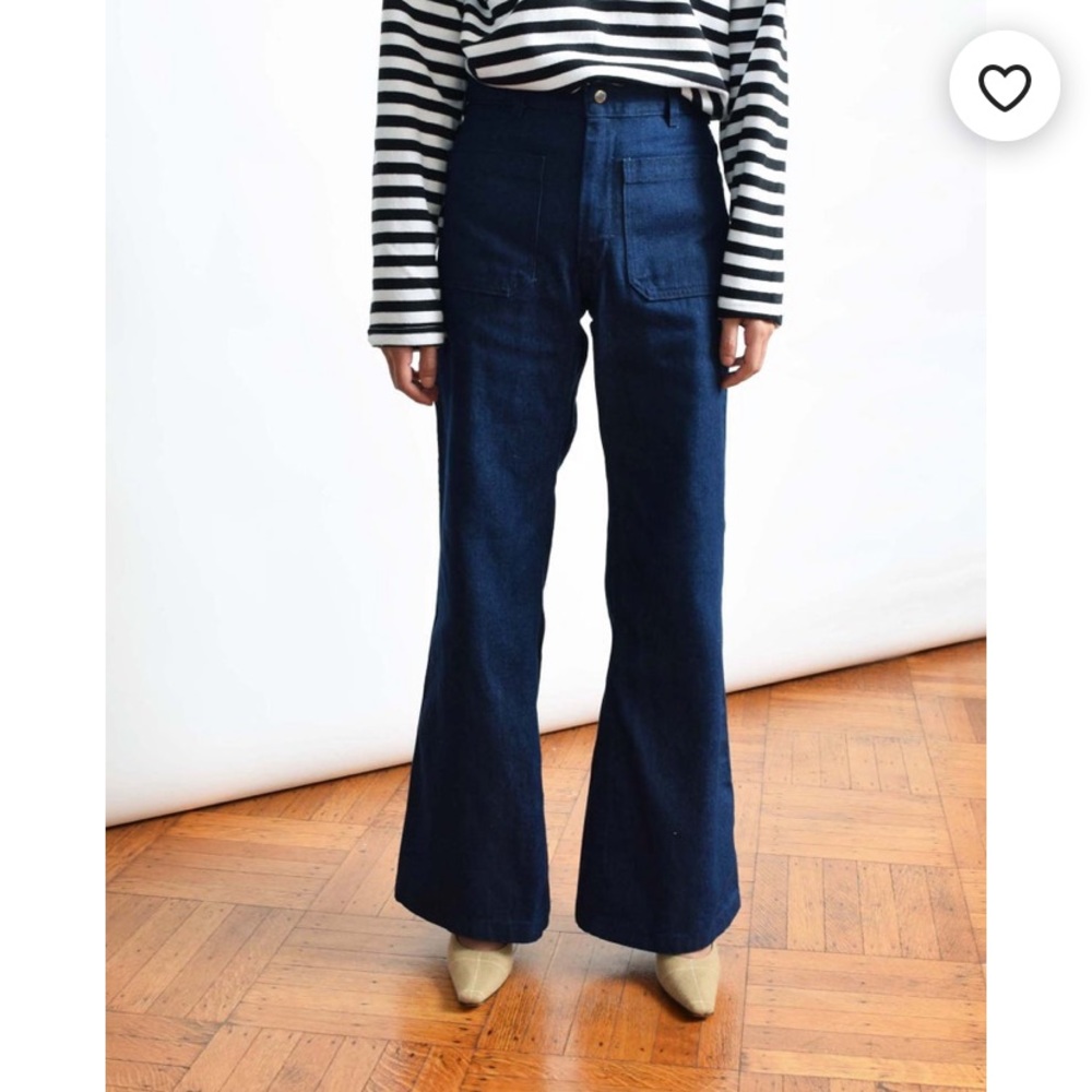 Vintage Seafarer denim trousers